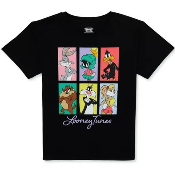 5/$20 NEW 6/6X Girls Looney Tunes T-Shirt-Taz Marvin Daffy - Picture 2 of 5